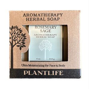 NEW Plantlife 4 oz Aromatherapy Herbal Bar Soap Rosemary Sage